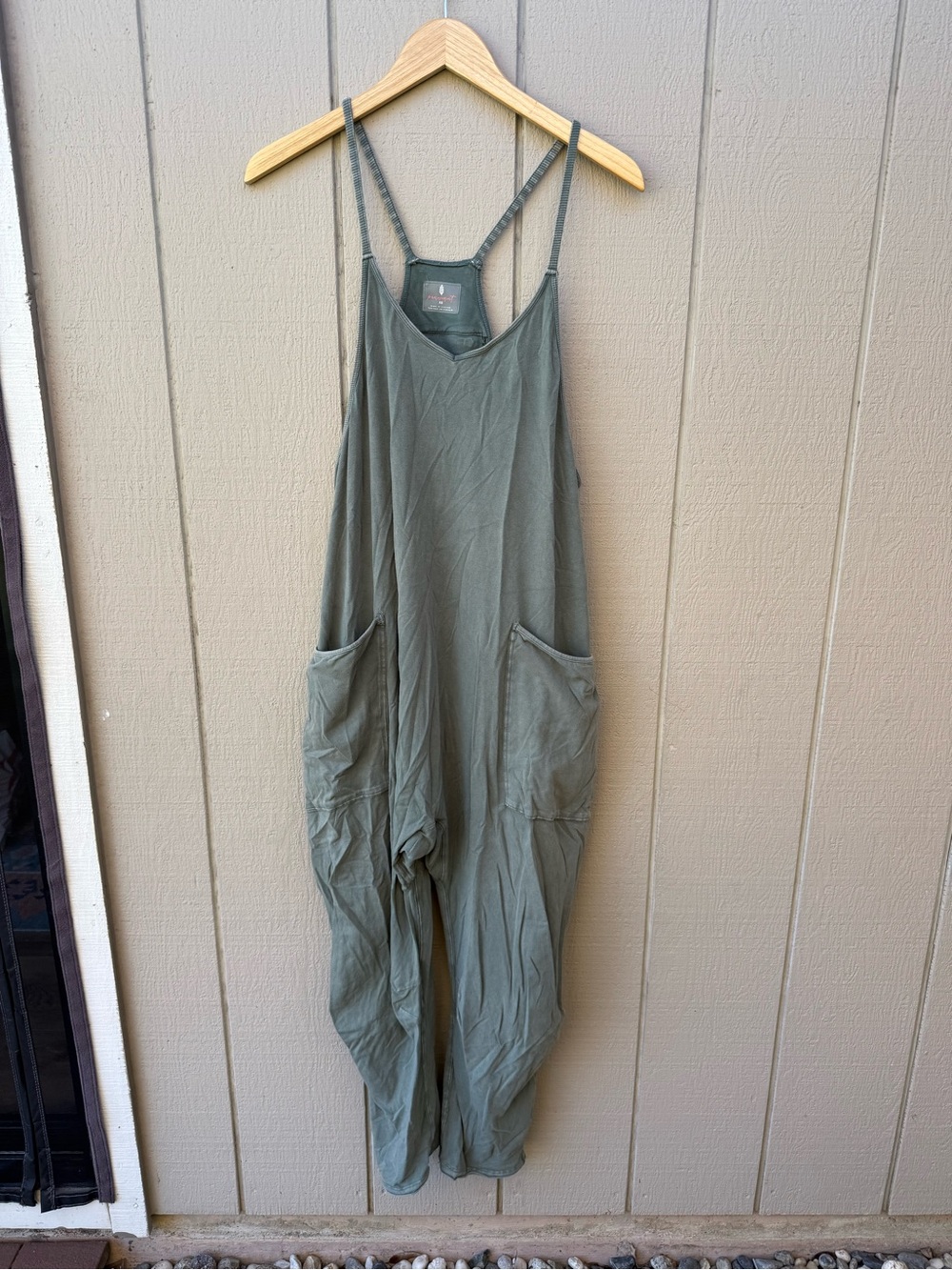 Free People Olive Hot Shot Romper Jumpsuit